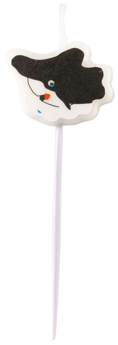 4 Mini-Figurenkerzen - 6,7cm - "Kleiner Seeräuber" - Piraten Party Dekoration