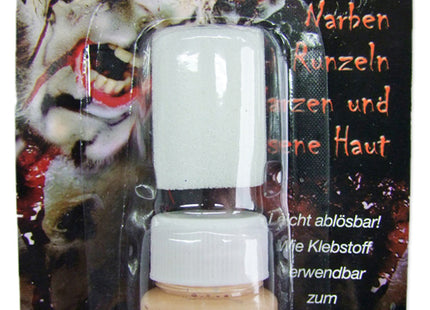 Flüssig Latex Kunsthaut für Narben Warzen und Hautfetzen 28,3 ml - Hautfarben
