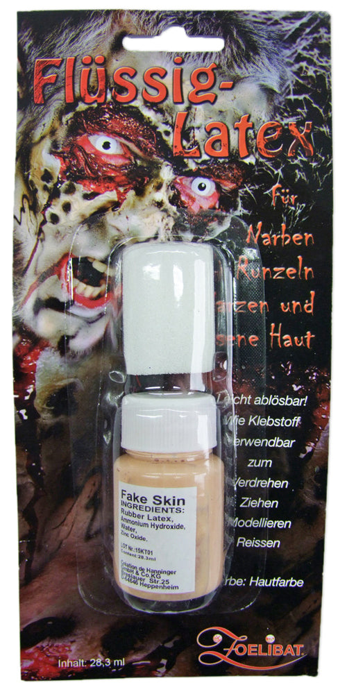 Flüssig Latex Kunsthaut für Narben Warzen und Hautfetzen 28,3 ml - Hautfarben