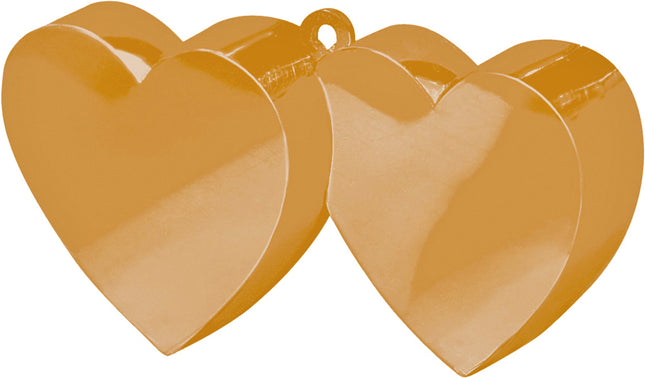 Ballongewicht "Herzen" 170g - Gold
