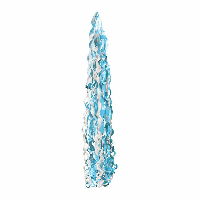 Ballondekoration Twirlz Anhänger Medium 15 x 86 cm - Hellblau
