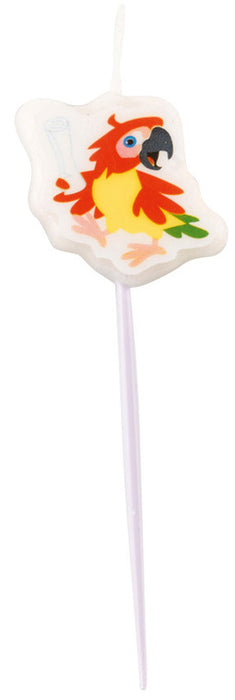 4 Mini-Figurenkerzen - 6,7cm - "Kleiner Seeräuber" - Piraten Party Dekoration
