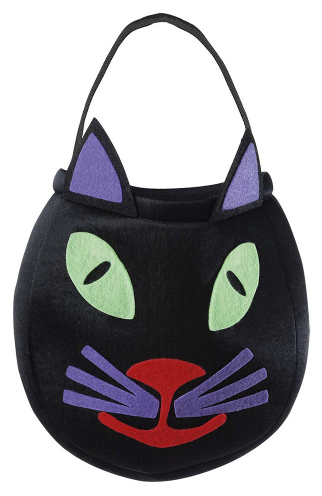 Halloween Betteltasche Katze