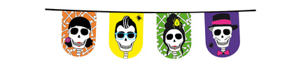 Halloween Wimpelkette Skull Party 10 m