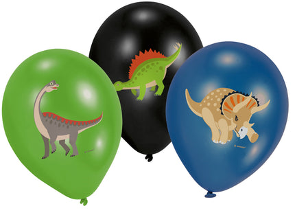 "Happy Dinosaurier" | 6 Latexballons Ø  28cm