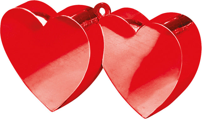 Ballongewicht "Herzen" 170g - Rot