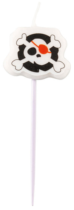 4 Mini-Figurenkerzen - 6,7cm - "Kleiner Seeräuber" - Piraten Party Dekoration
