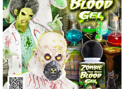 Toxisches Zombieblut Gel - Kunstblut für Halloween 28 ml