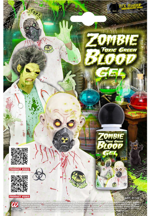 Toxisches Zombieblut Gel - Kunstblut für Halloween 28 ml