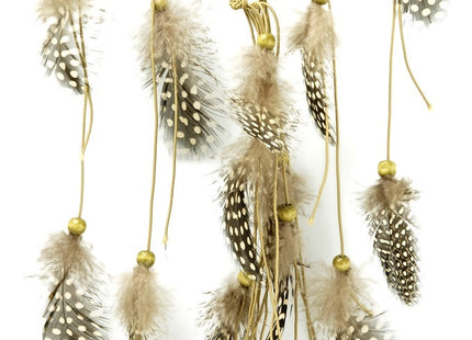 Kopfschmuck Kleiner Falke mit Federn | Hippie Wilder Westen Kostüm