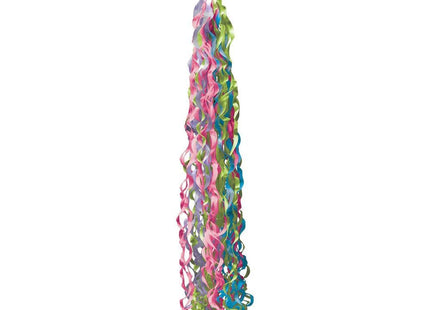 Ballondekoration Twirlz Anhänger Medium 15 x 86 cm - Pastellfarben Bunt