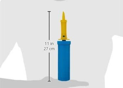 Spezial Zwei-Wege Luftballonpumpe - 28 x 4,4 cm - Farbig Sortiert