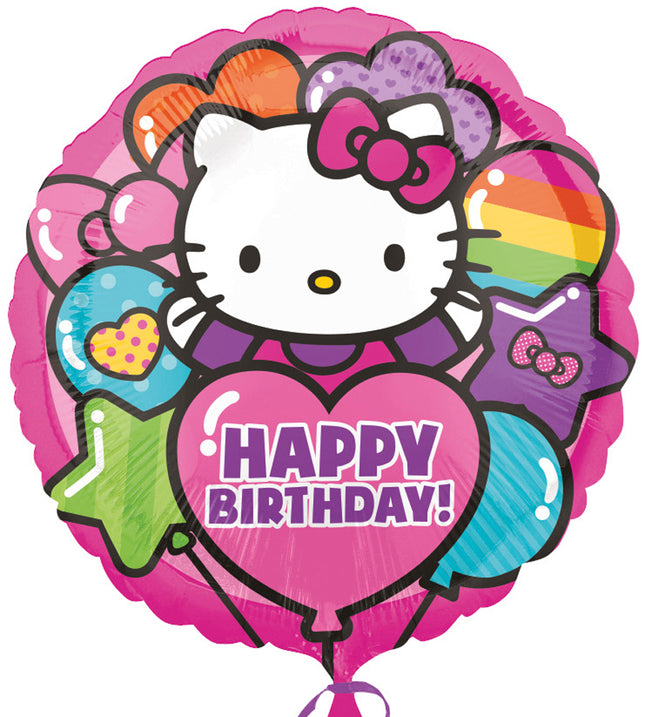 "Happy Birthday" Hello Kitty Folienballon 43 cm ABC18