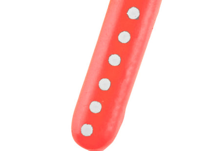 Zahlenkerze mit Punkten 6,5cm | Rot # 7