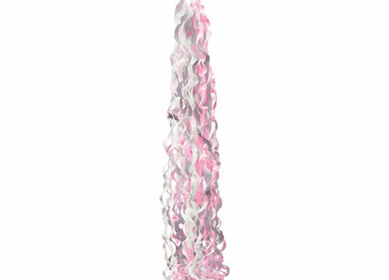 Ballondekoration Twirlz Anhänger Medium 15 x 86 cm - Rosa