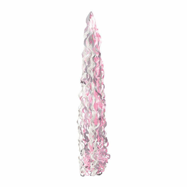 Ballondekoration Twirlz Anhänger Medium 15 x 86 cm - Rosa