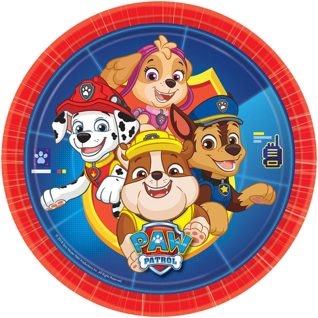 "Paw Patrol" | Pappteller 8Stk./Ø22,8 cm