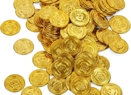 Goldmünzen Spielgeld - Piratenschatz | 144 Stück